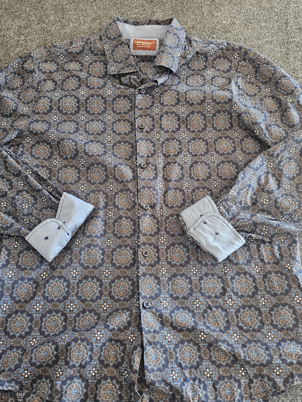 men's XL button-up shirt by Consequence